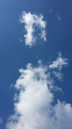 Low angle view of cloudy sky