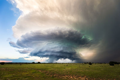 Supercell storm in colorado