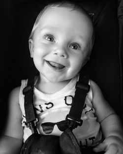 Portrait of cute baby girl