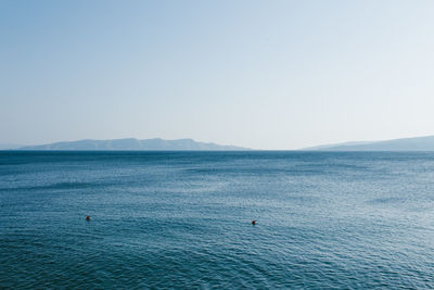 Adriatic sea seascape in croatia