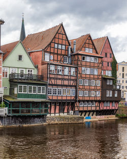 Beautiful view of the stint market in lüneburg, lower saxony, germany