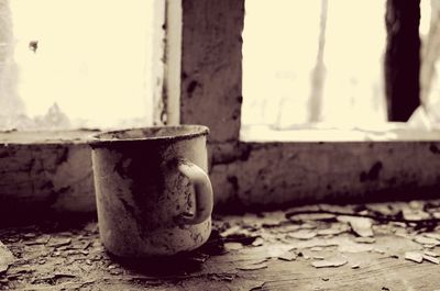 Close-up of rusty metal