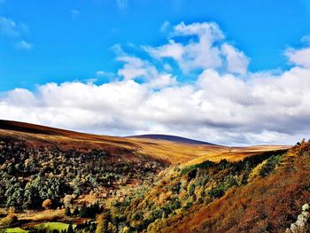 Panoramic view of landscape against sky