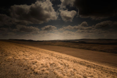 Scenic view of landscape against sky