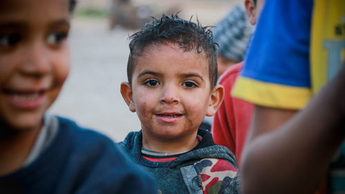 Portrait of smiling boy