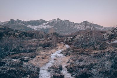 Scenic view of mountains