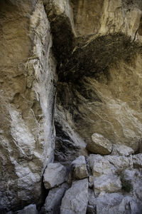 Full frame shot of rock formation