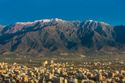 Aerial view of city