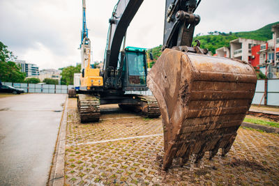 View of construction site