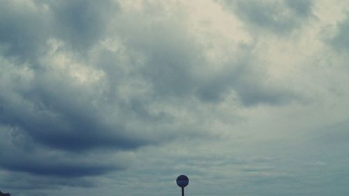 Low angle view of cloudy sky