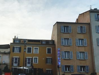 Low angle view of building against sky