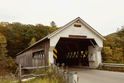 West dummerston covered bridge in the new england town of dummerston, vermont