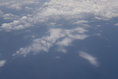 Low angle view of clouds in sky