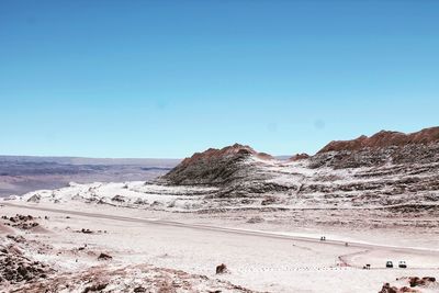 View of a desert road