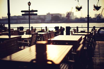 View of bridge in city