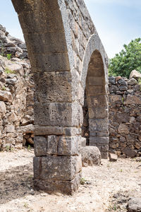 View of old ruin building