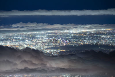 Cityscape overlooking los angeles from mt. wilson