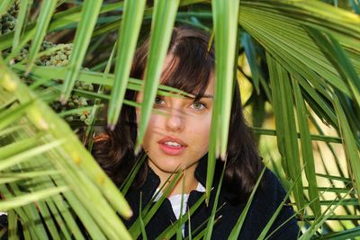 Portrait of girl in grass