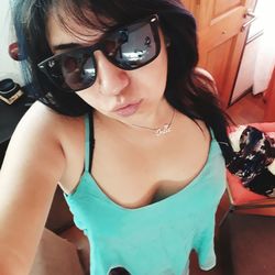 looking at camera