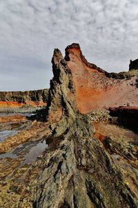 View of rock formations