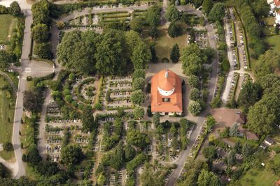 Panoramic view of trees in city