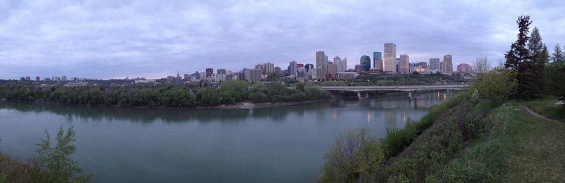 River with buildings in background