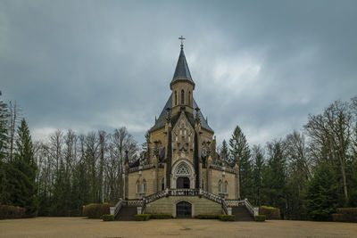 Low angle view of church