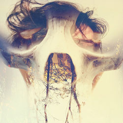 Close-up of woman in bikini