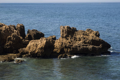 Photo of the rocky coast of the atlantic ocean in morocco