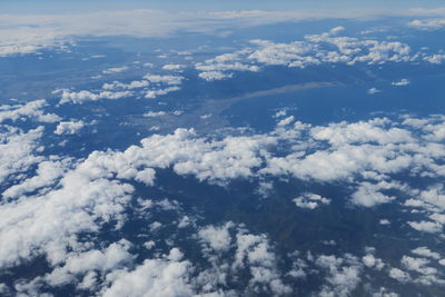 Low angle view of clouds in sky