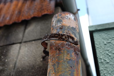 Close-up of rusty metal