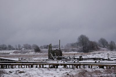 Snow at skippool creek 