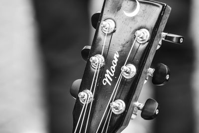 Close-up of guitar