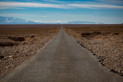 View of road against sky