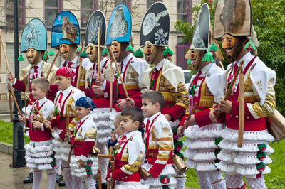 Group of people standing outdoors