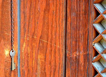 Full frame shot of weathered wooden wall