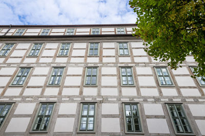 Low angle view of building against sky