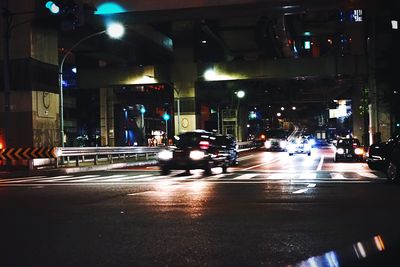 City street at night