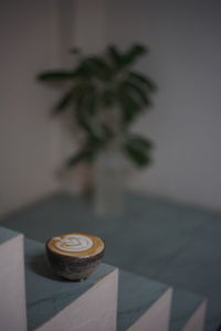 Close-up of coffee on table