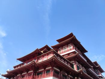 Low angle view of building against sky