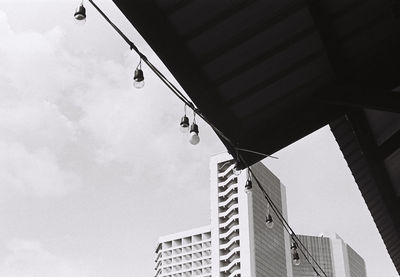 Low angle view of buildings against sky