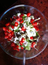 Close up of tomatoes in bowl