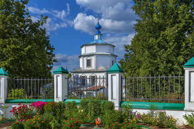 Church of the nativity in kineshma city, russia