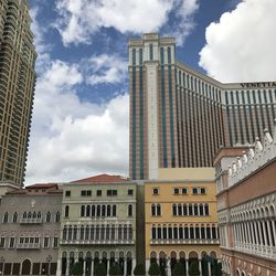 Low angle view of historical building against sky