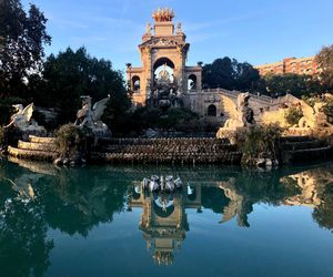 Reflection of building in lake