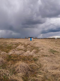 Field against sky