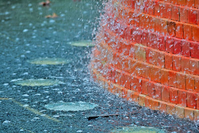 Close-up of fountain