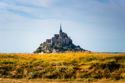 View of mont saint-michel