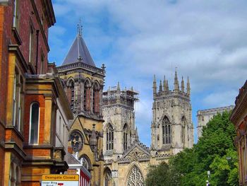 Low angle view of cathedral against sky