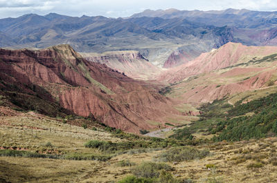 Scenic view of mountains